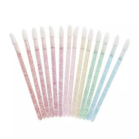 Lip Balm Brush Supplier - OEM Mini Long Head Scrub Gold Applicator