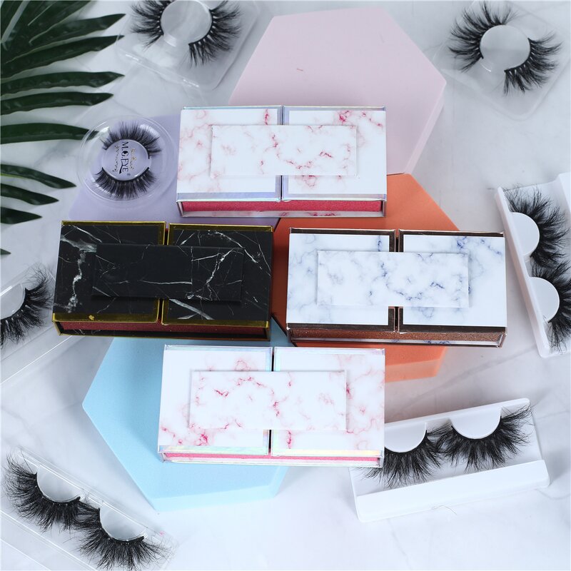 Eyelash Packaging Box Factory - OEM Custom pink Lash Box Empty Books