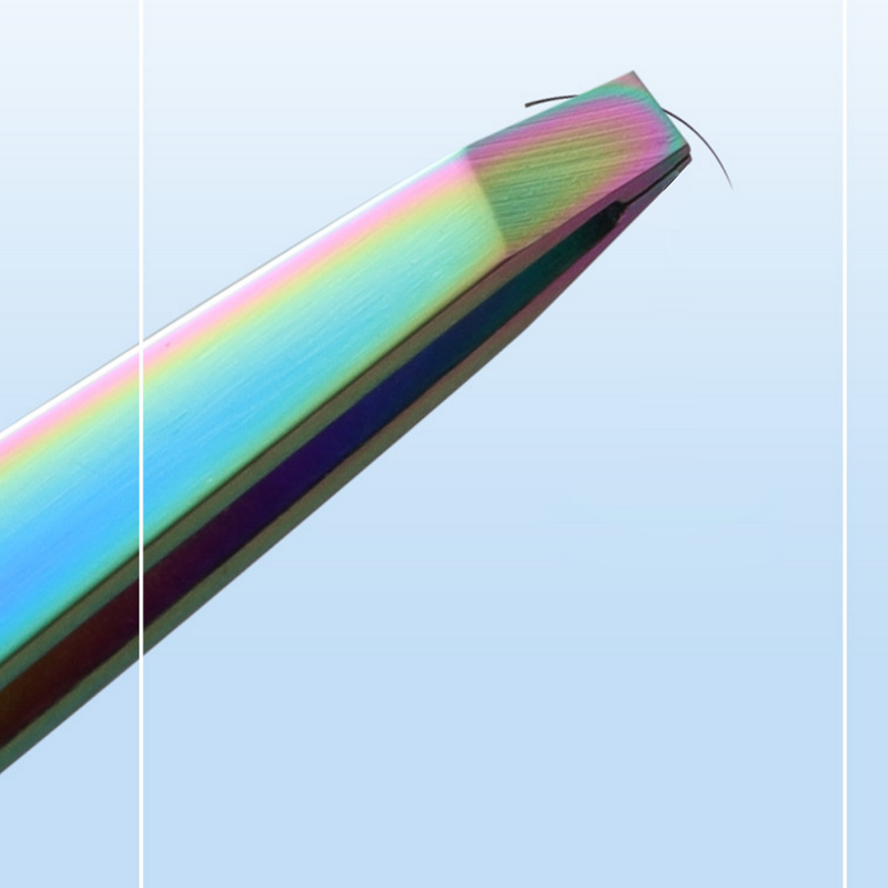 Eyebrow Tweezers Factory - OEM Gold Rose Gold Slant Stainless Steel