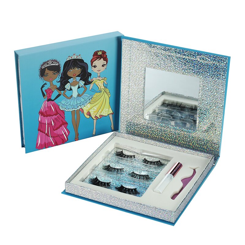 Magnetic Eyelashes Set Supplier - OEM 3D Mink with Eyeliner Tweezers