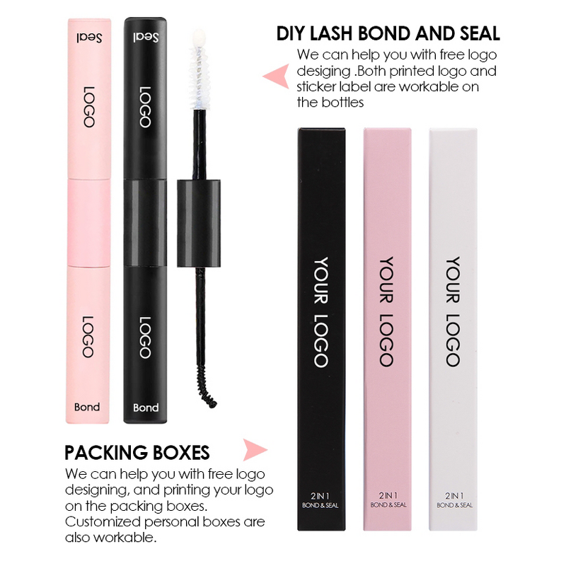 Cluster Lash Glue Factory - OEM Mascara Wand Bond Seal Infused Biotin