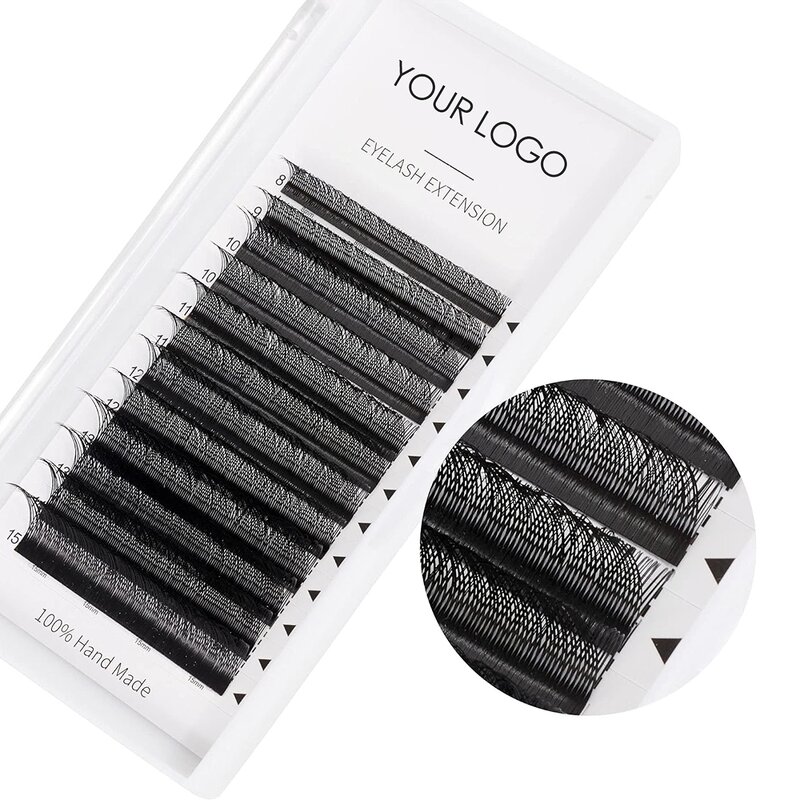 Yy Lashes Extension Manufacturer - OEM Wholesale 0.05 C Curl Pre-Fanned