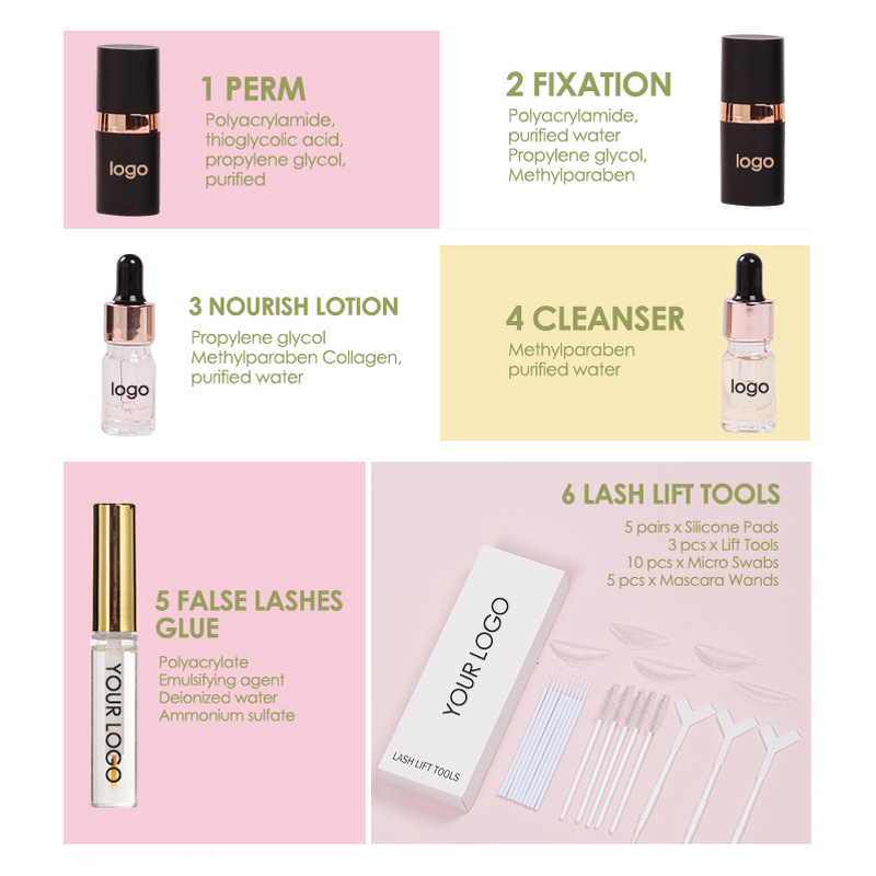 Lash Lift Kit Factory - OEM Eyelash Perm Professional Curling Set