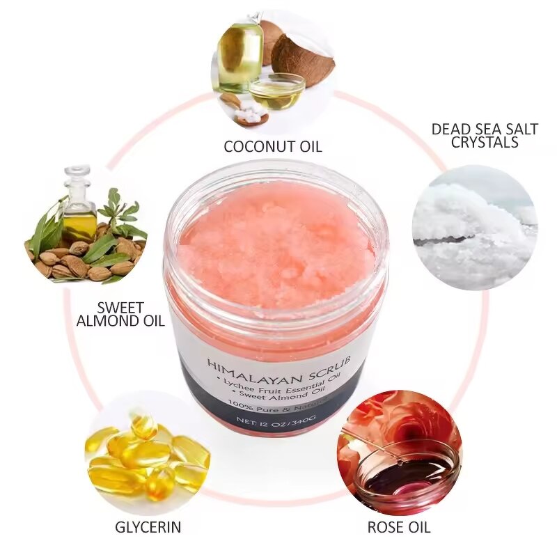 Body Scrub Manufacturer - Organic Himalayan Salt Coffee Whitening Exfoliating