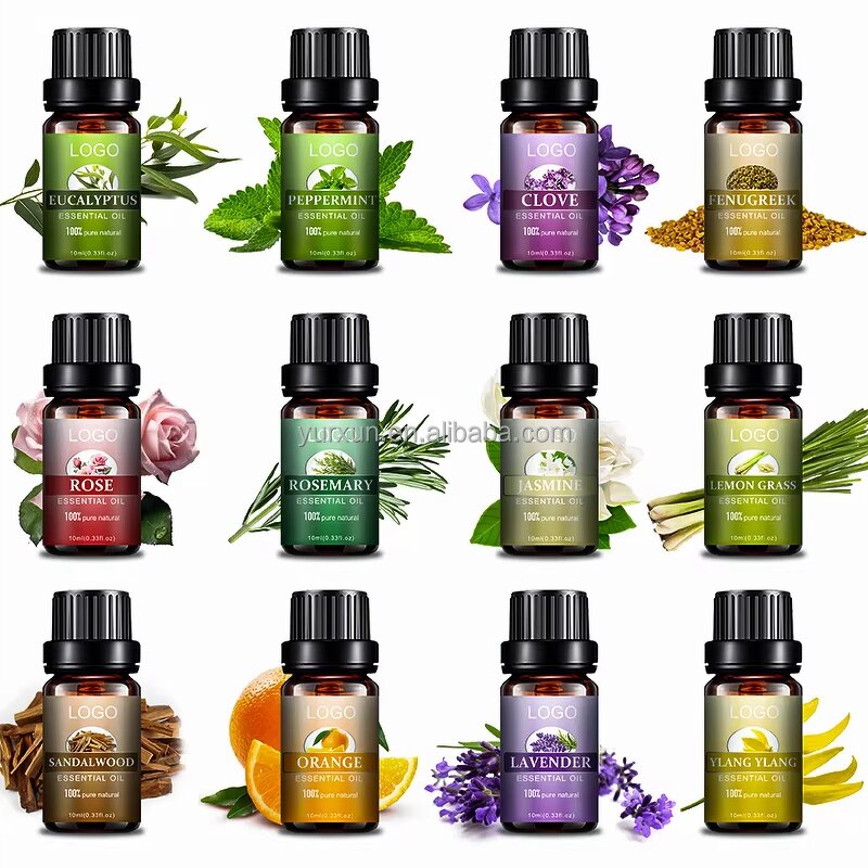 Essential Oil Bundle Manufacturer - Private Label 12x10ml Custom Scents