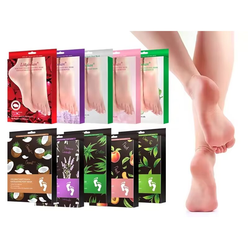 Foot Peel Mask Supplier - Custom Organic Lavender Exfoliating Baby Soft
