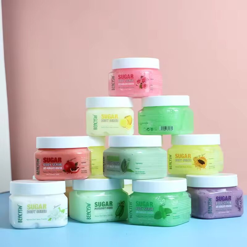 Body Scrub Factory - OEM Multi Fruit Orange Mango Papaya Vegan Formula