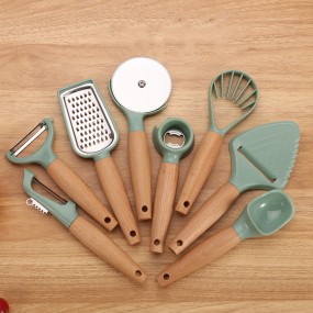 Kitchen Gadgets Set Manufacturer - OEM Wooden Handle Set