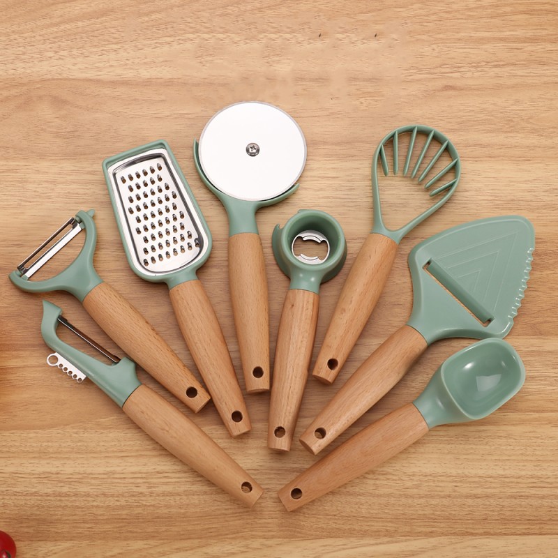 Kitchen Gadgets Set Manufacturer - OEM Wooden Handle Set