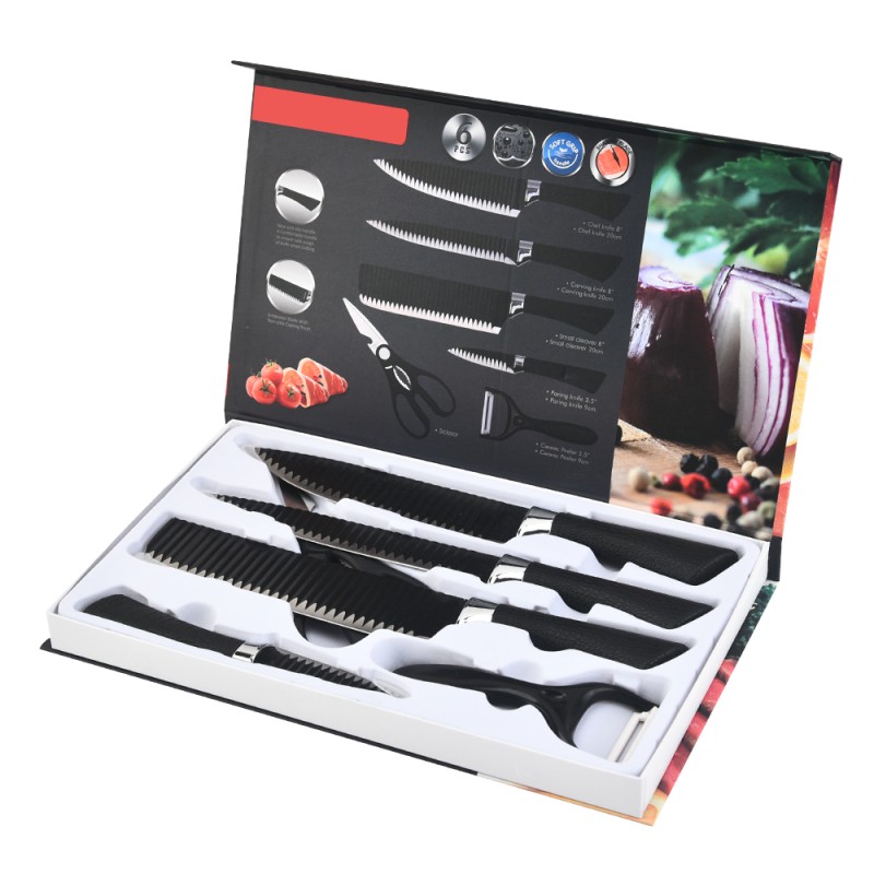 Kitchen Knife Set Factory - OEM 6-Piece Color Box Set