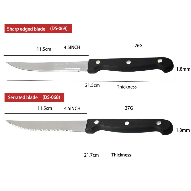 Steak Knife Set Manufacturer - OEM Matt Polishing POM