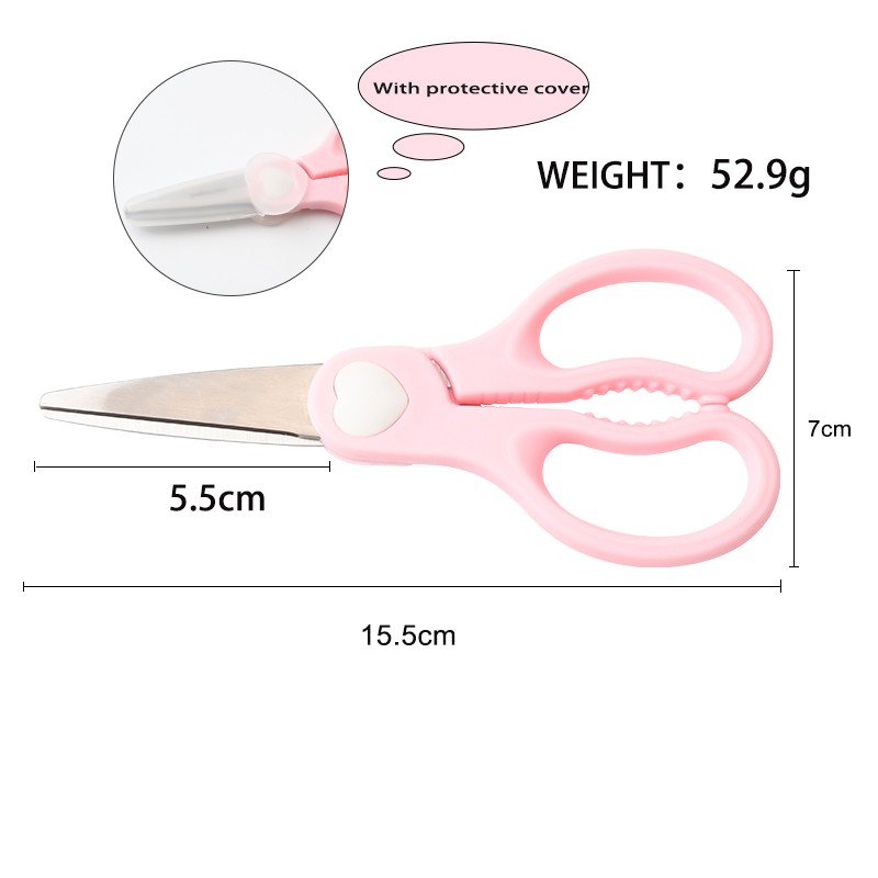 Baby Scissors Manufacturer - OEM Protective Cover Scissors