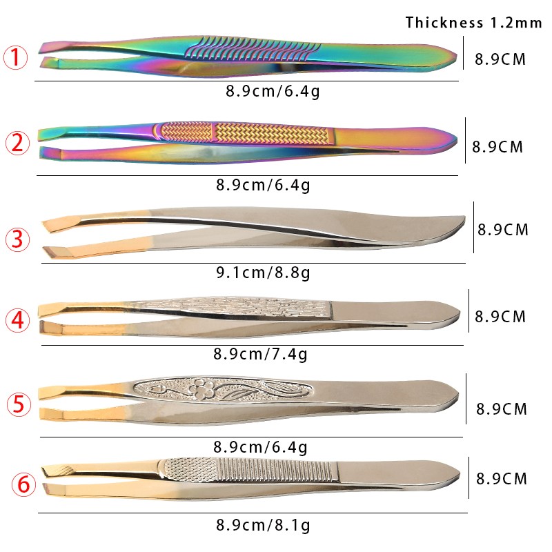 Eyebrow Tweezers Manufacturer - OEM Oblique Mouth Tweezers