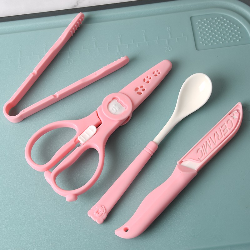 Baby Scissors Set Factory - OEM 4-Piece Ceramics Set