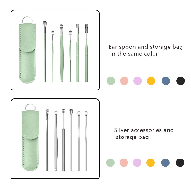 Ear Pick Set Factory - OEM 6 PCS Cleaning Kit