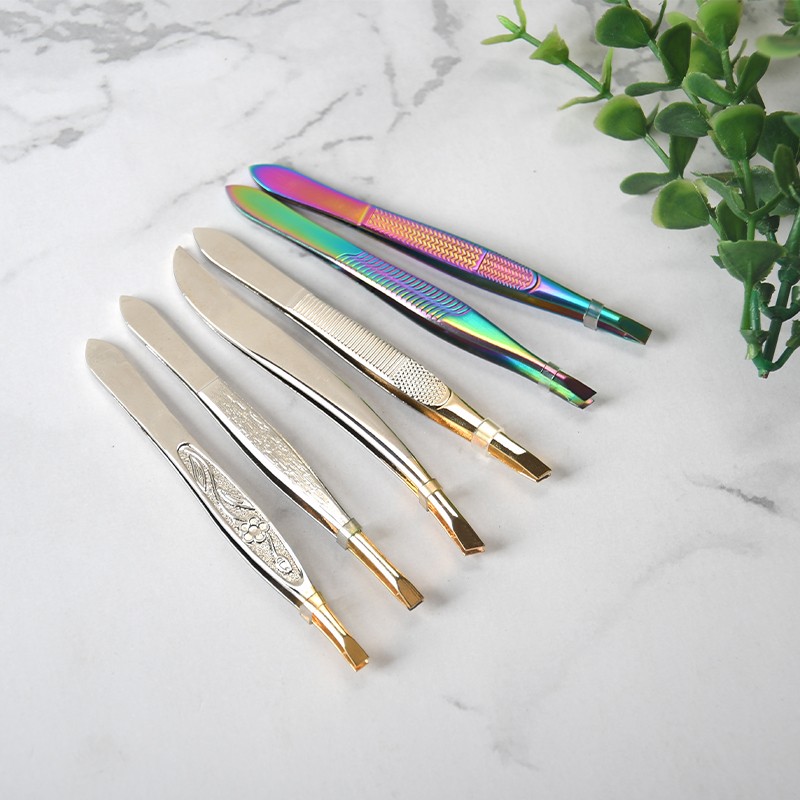 Eyebrow Tweezers Manufacturer - OEM Oblique Mouth Tweezers