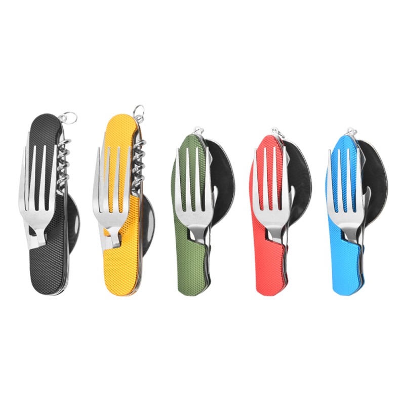 Camping Tableware Factory - OEM 4 in 1 Cutlery Set