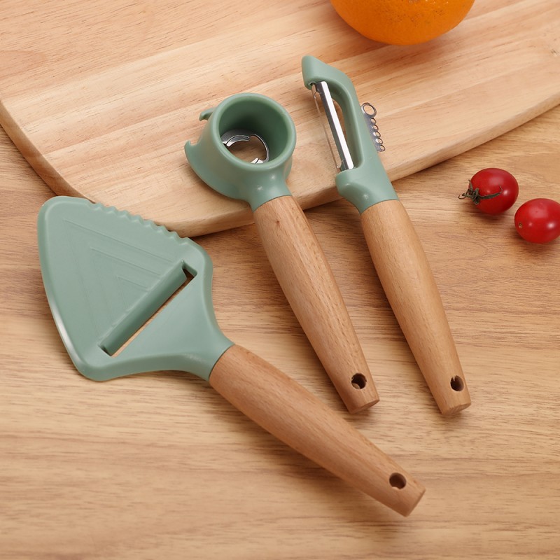Kitchen Gadgets Set Manufacturer - OEM Wooden Handle Set