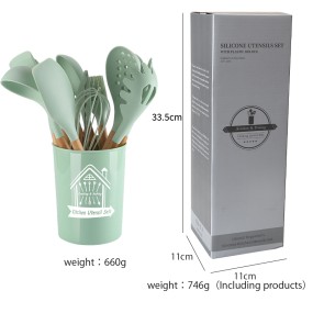 Kitchen Accessories Factory - OEM 12-Piece Wooden Handle