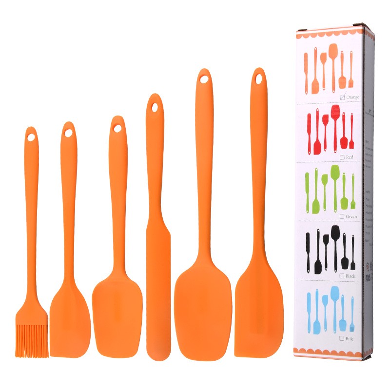 Silicone Spatula Set Factory - OEM 6 in 1 Baking Tools