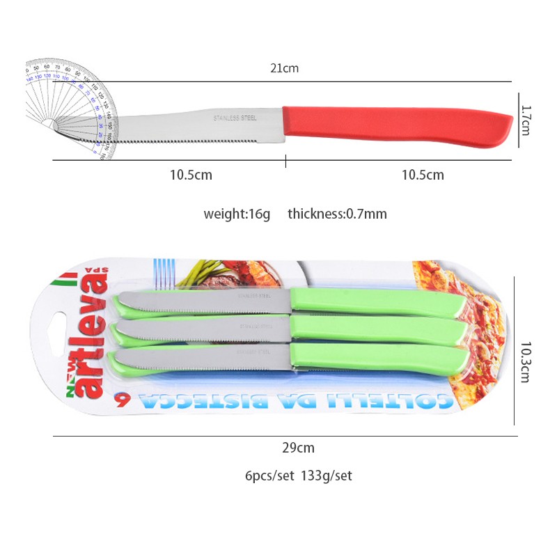 Fruit Knife Set Factory - OEM PP Handle Paring Knives