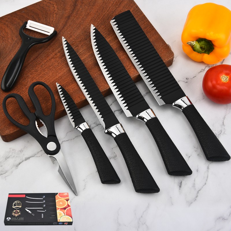 Kitchen Knife Set Factory - OEM 6-Piece Color Box Set