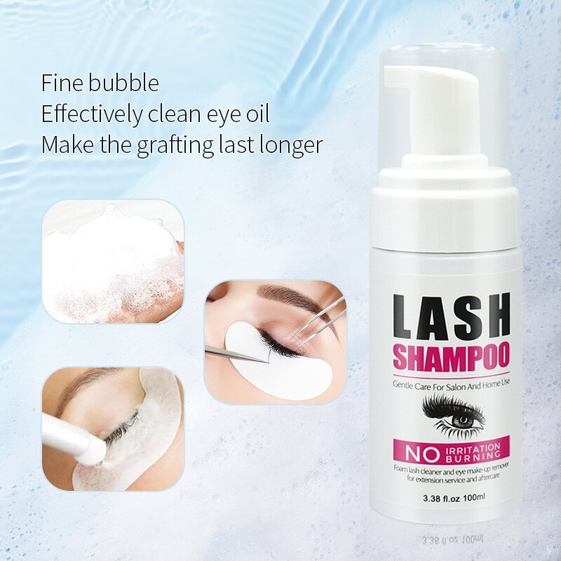 Lash Shampoo Factory - Custom logo Natural Scented Tear Free Premade Cleaner