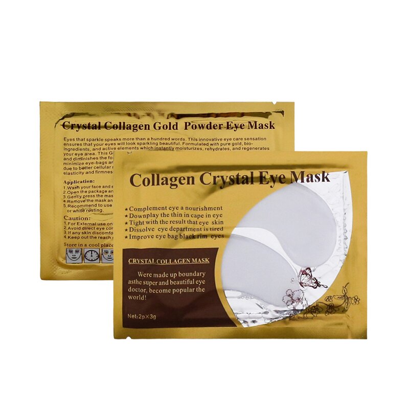 Eye Mask Supplier - Anti Wrinkle 24k Gold Crystal Collagen Private Label