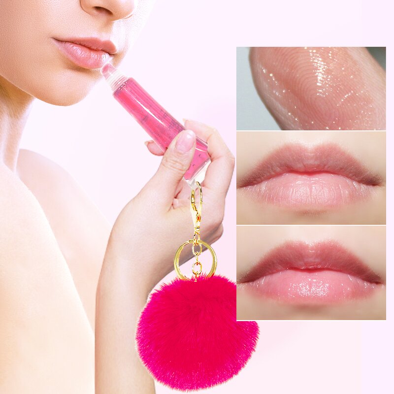 Lip Gloss Supplier - Custom Boxes Fruit Burst Strawberry Flavour Keychain