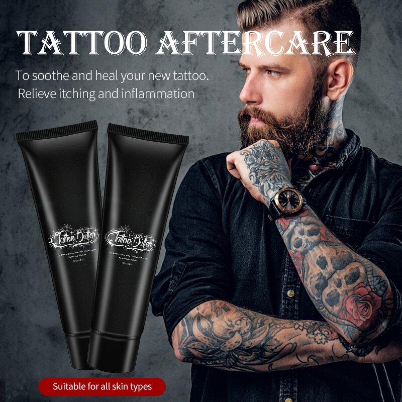 Tattoo Lotion Factory - Natural Ingredients Color Brightening Healing Coconut