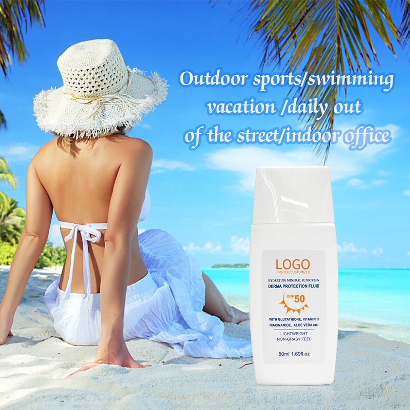 Sunscreen Cream Factory - Private Label SPF 50 Invisible Sports Mineral Bulk