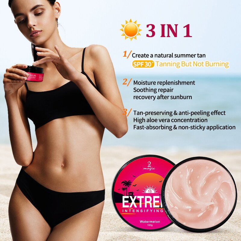 Tanning Gel Factory - Sunscreen Tanning Customized Accelerator Outdoor