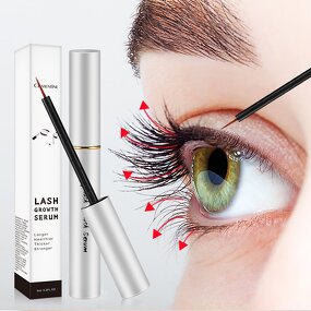 Lash Growth Oil Manufacturer - No logo pink Serum with Applicator