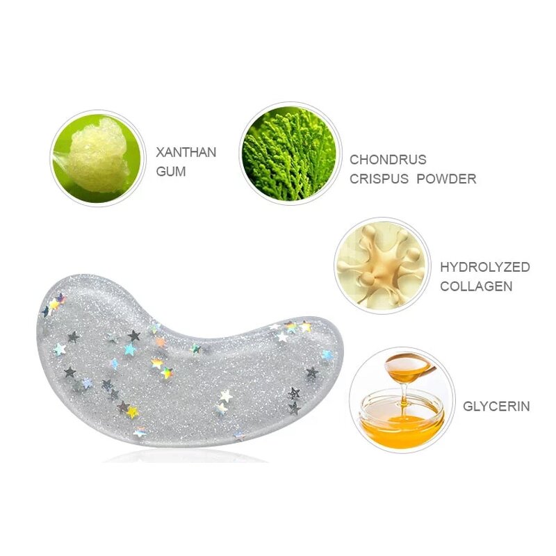 Eye Mask Manufacturer - Skin Care Private Label Beauty Glitter Gel Sheet