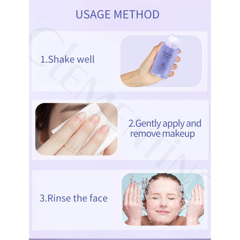 Makeup Remover Factory - Waterproof Eye Face Gentle Bi-Phase