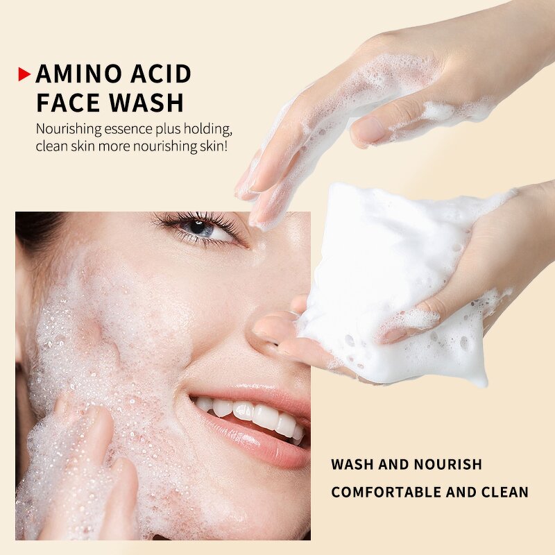 Face Wash Supplier - OEM Amino Acid Foaming Simple Cleanser Product