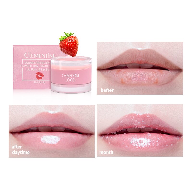 Lip Care Kit Manufacturer - Lip Scrub Mask Set Organic Overnight Treatment