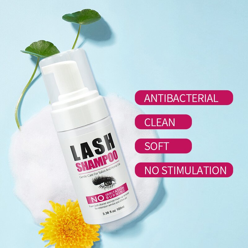 Lash Shampoo Factory - Custom logo Natural Scented Tear Free Premade Cleaner