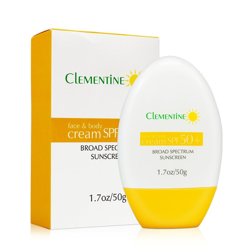 Sun Cream Manufacturer - Custom Logo Eco Friendly Aloe Soothing SPF 50