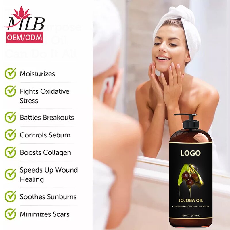 Jojoba Oil Supplier - OEM Best Organic Massage Body Nourish
