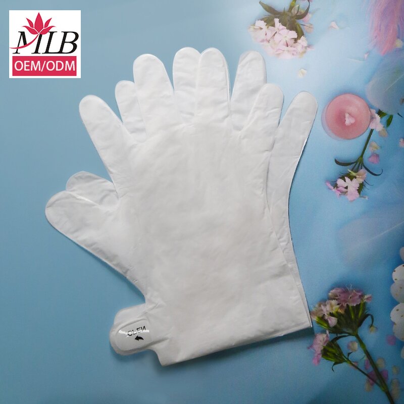 Orange VC Hand Mask Factory - OEM Whitening Nourishing Vitamin Gloves