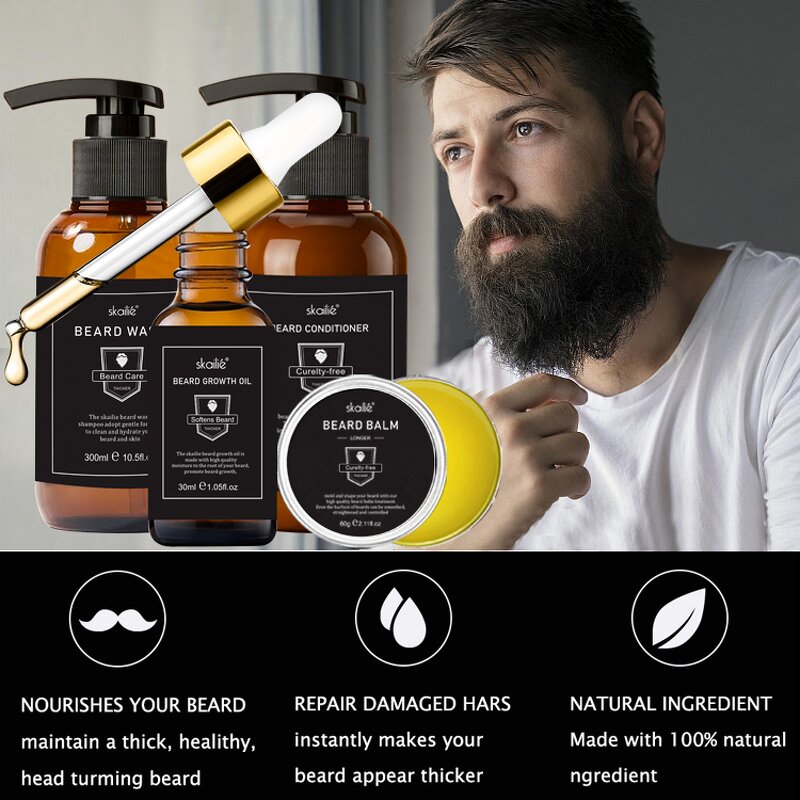 Beard Care Set Supplier - OEM MLB Wholesale New Cleansing Moisturizing