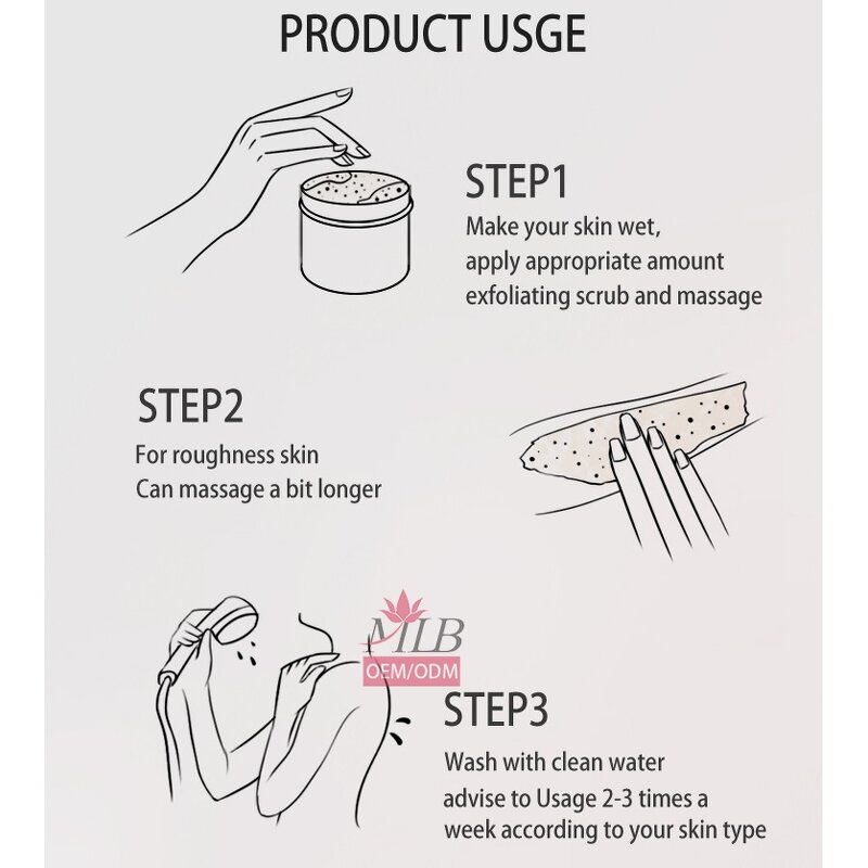 Exfoliating Shower Gel Factory - OEM Fresh Skin Exfoliating Apricot