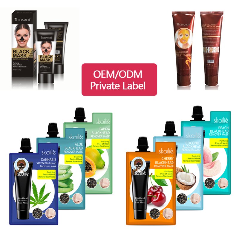 Blackhead Remover Mask Factory - OEM MLB Bamboo Charcoal Peel Off