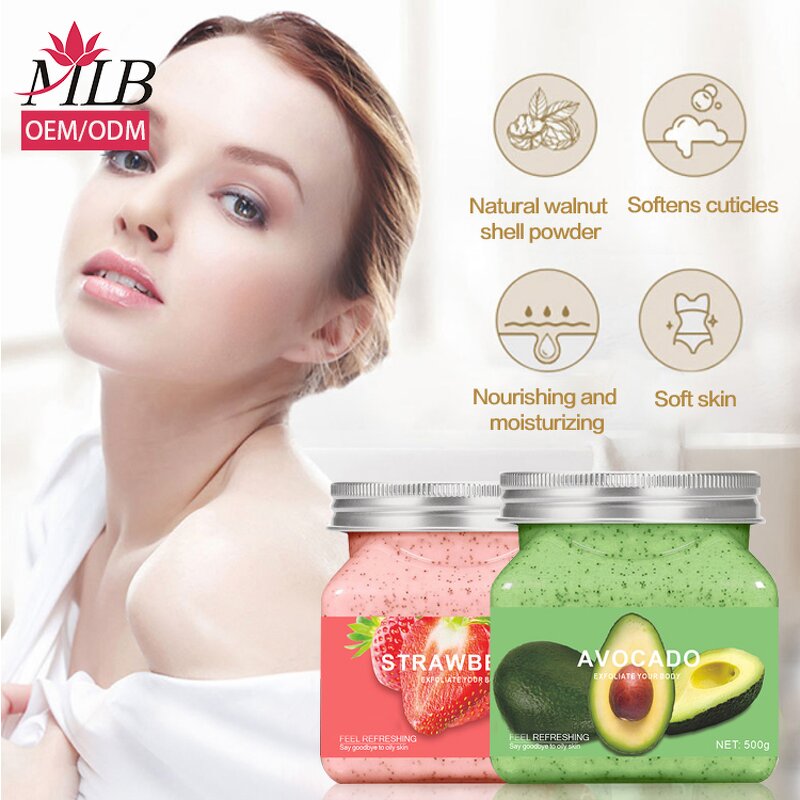 Strawberry Body Scrub Factory - OEM Wholesale 500g Private Label