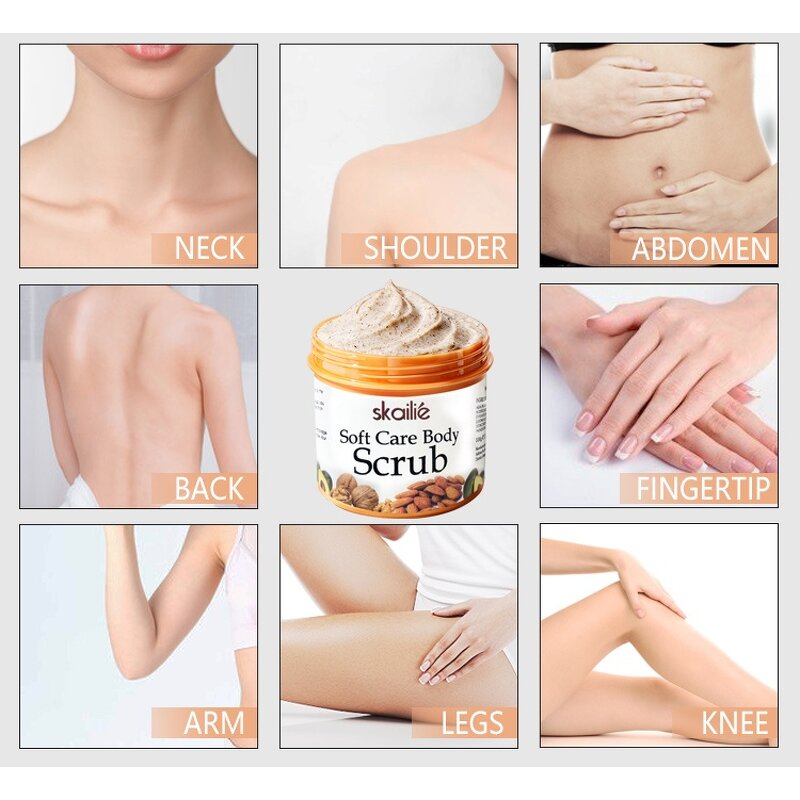 Exfoliating Shower Gel Factory - OEM Fresh Skin Exfoliating Apricot