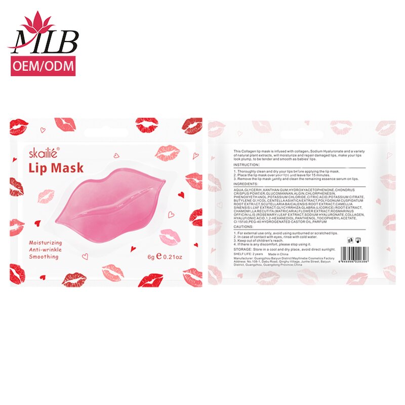 Crystal Lip Mask Supplier - OEM Private Label 24k Gold Collagen