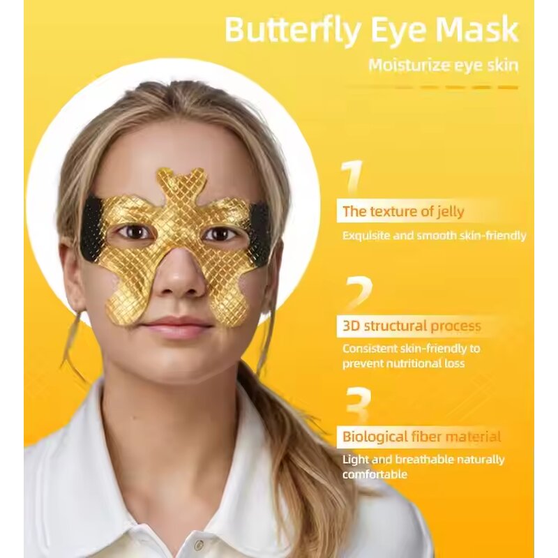 Eye Patch Manufacturer - OEM Vegan Butterfly Crystal Vitamin C Infused