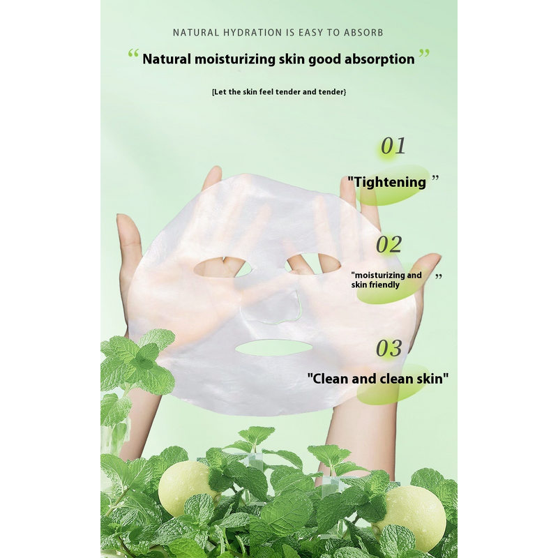 Face Mask Sheet Supplier - OEM Herbal Bio Fiber Coconut Hydro Gel