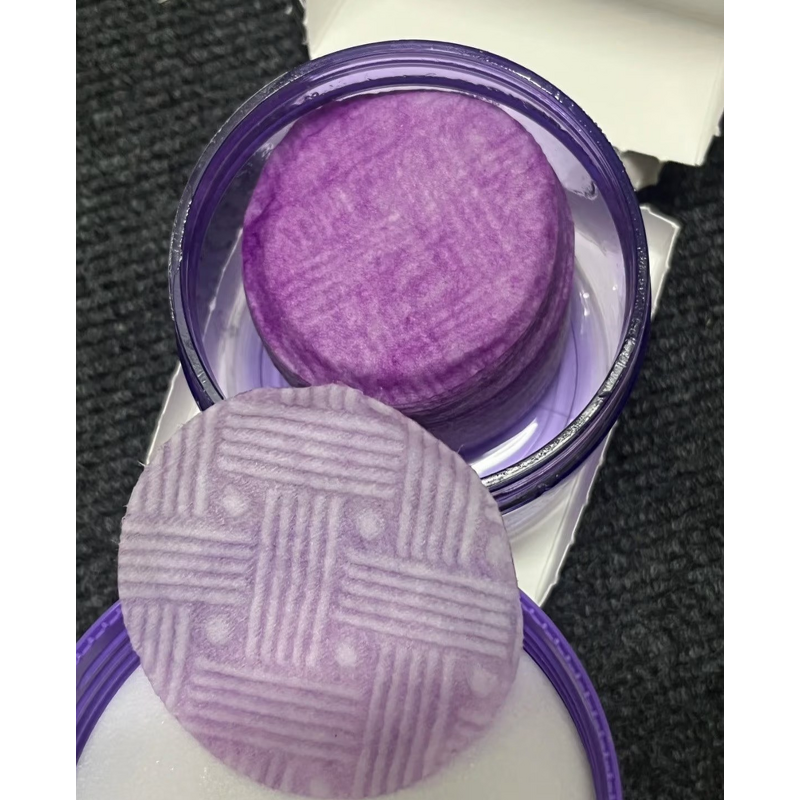 Toner Pads Manufacturer - Vegan Colorful Frosted Collagen Fruit Fiber